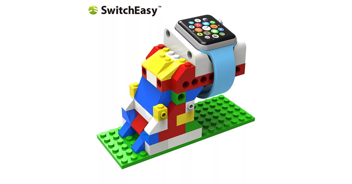 SwitchEasy Blocks Apple Watch自組式積木充電基座