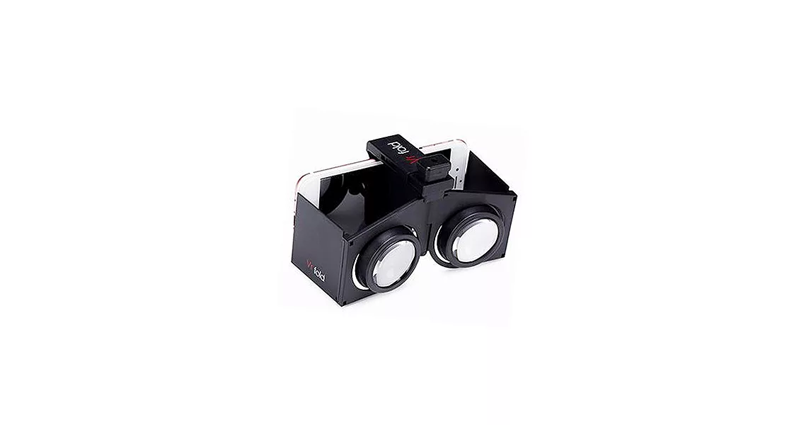 智慧型手機玩家必備【超輕薄折疊式3D立體眼鏡】VR- fold虛擬實境（黑色）