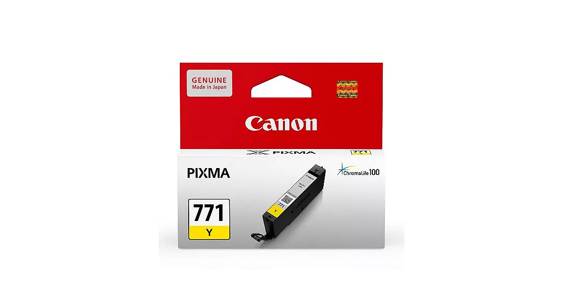 CANON CLI-771Y 原廠黃色墨水匣