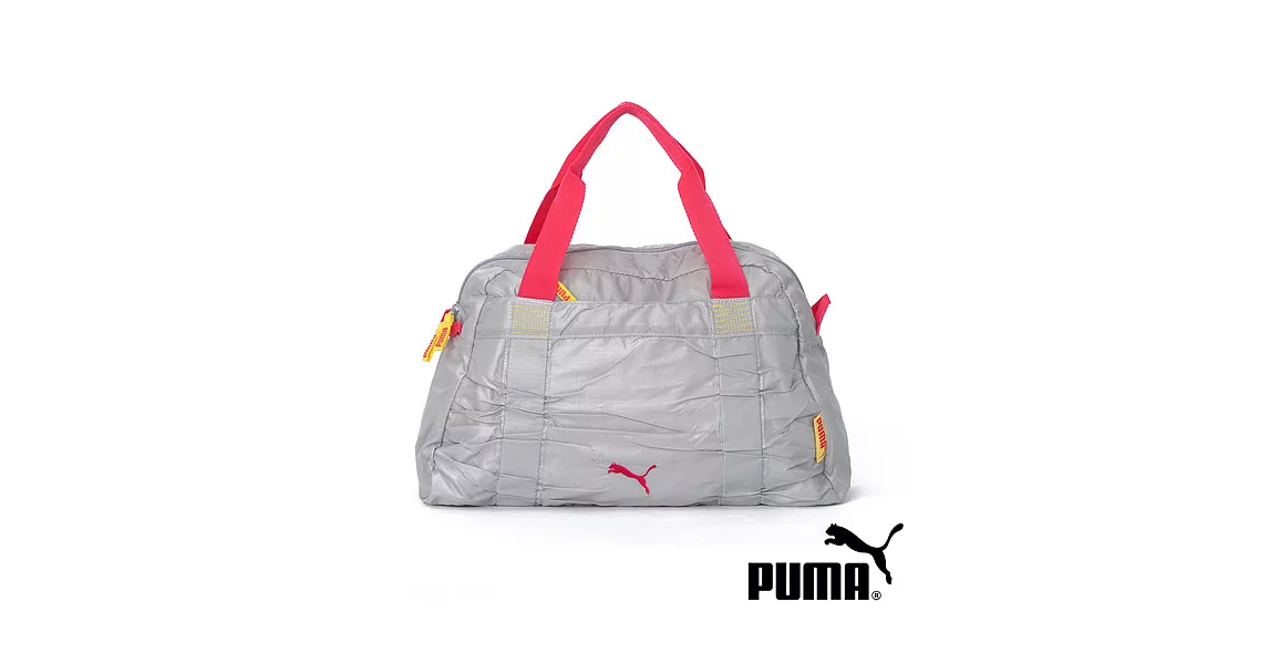 PUMA Fitness小手提包(灰/桃)06989704