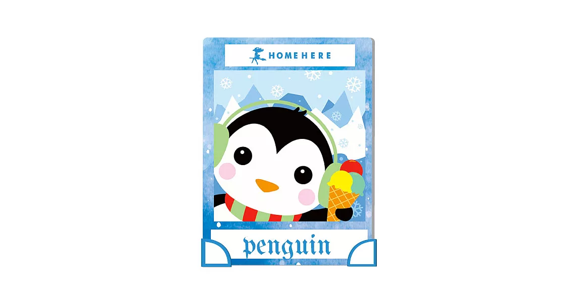 [HOMEHERE] DIY數字油畫/ 冰雪小企鵝