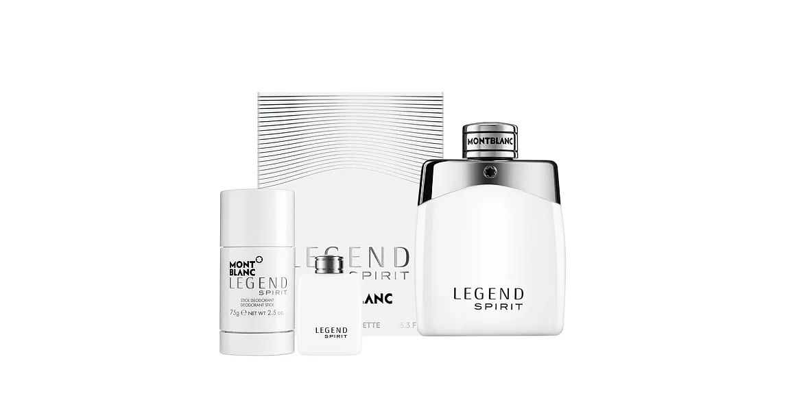 【Mont Blanc 萬寶龍】傳奇白朗峰男仕淡香水100ml(加贈同款小香+體香膏75g)