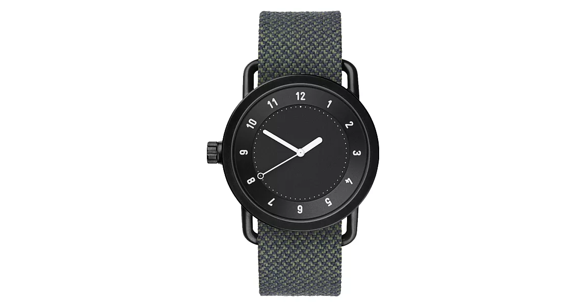 TID Watches No.1 Black 黑底x松青綠色腕錶/40mm