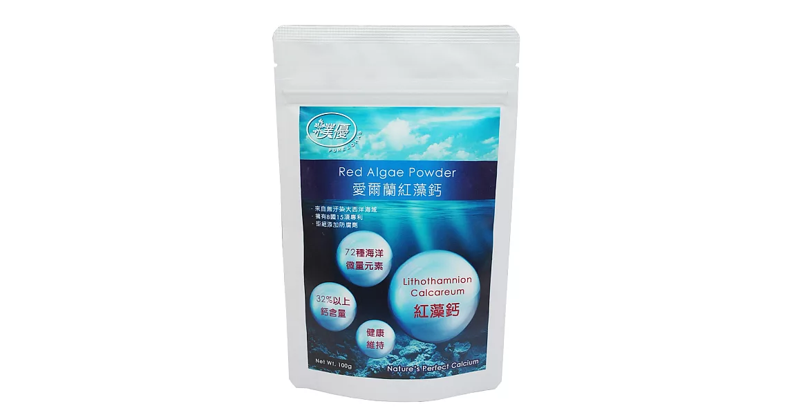 【樸優】愛爾蘭紅藻鈣(100g/包)