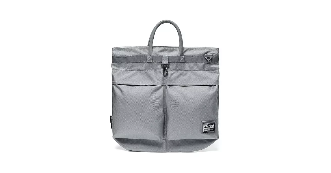 韓國包袋品牌 THE EARTH - HELMET BAG (GREY) BLACK LABEL系列 托特/斜背包 (灰)