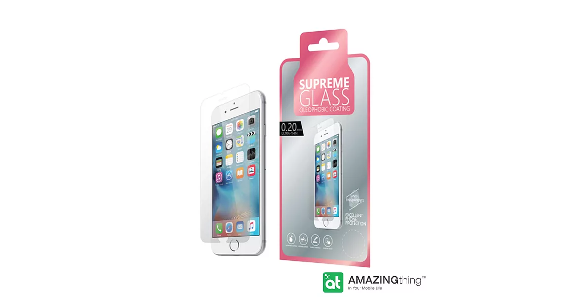 AmazingThing Apple iPhone 6/6S Plus 強化玻璃保護貼