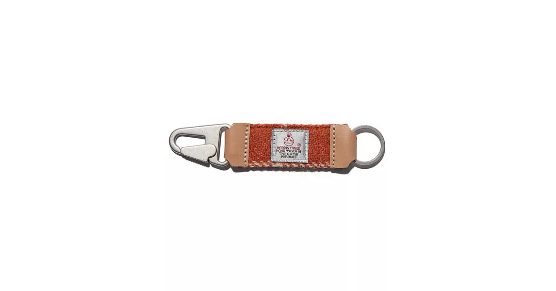 韓國包袋品牌 THE EARTH - KEY HOLDER (ORANGE) HARRIS TWEED 鑰匙圈 (橘)