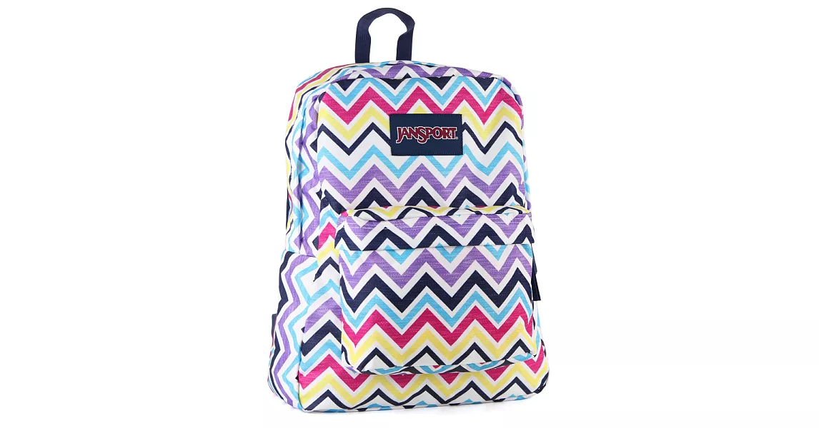 JanSport 校園背包(SUPER BREAK)-俏皮山形紋