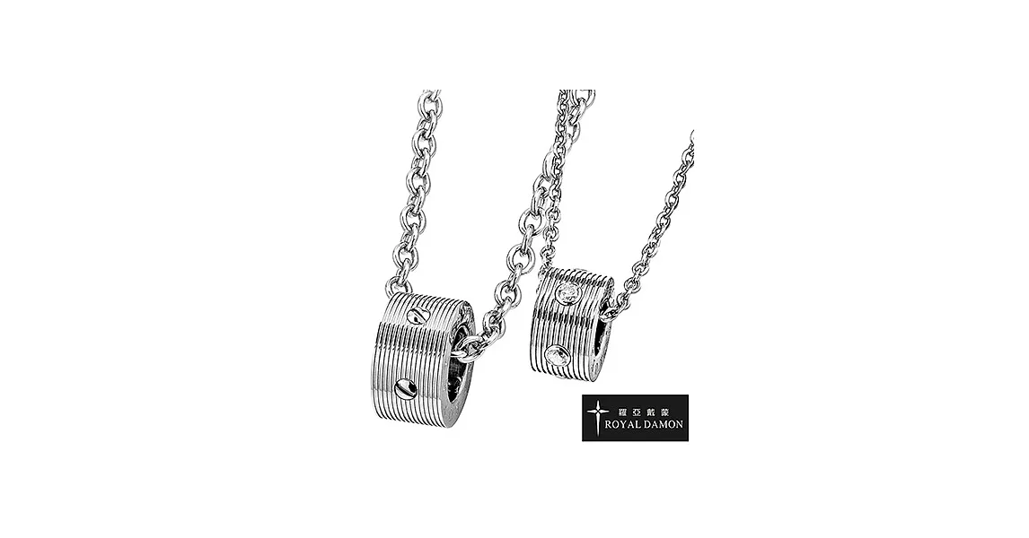 Royal Damon羅亞戴蒙『深深著迷』情侶項鍊