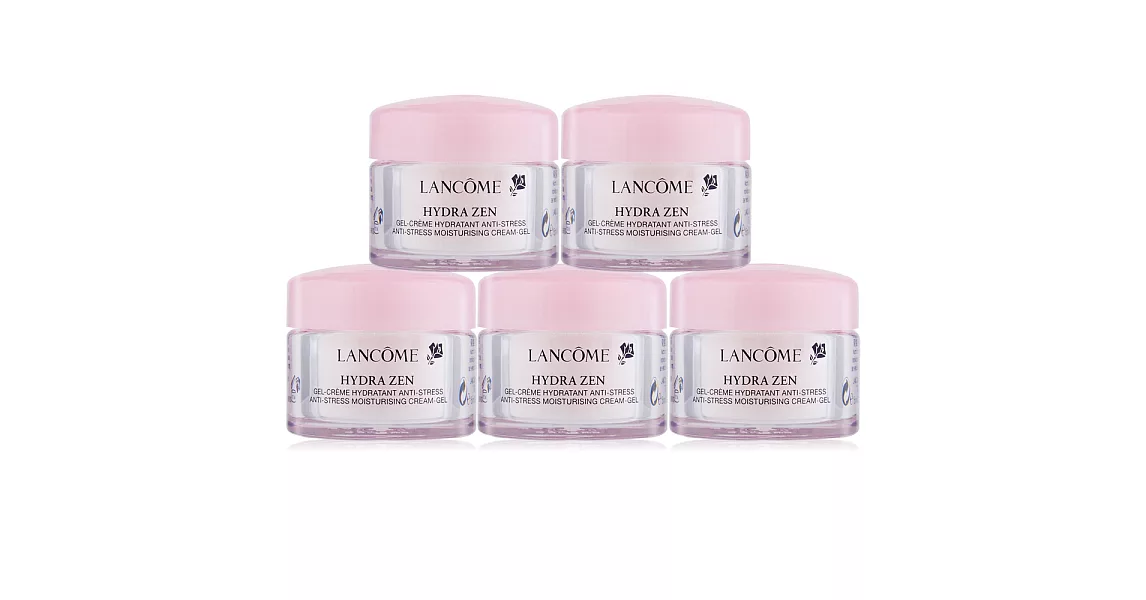 LANCOME 蘭蔻 超水妍舒緩保濕水凝霜超越正貨容量超值組(15ml)x5