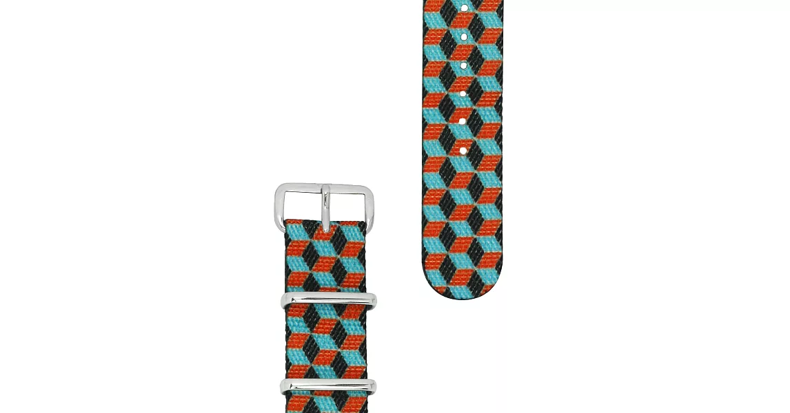 HYPERGRAND - 20MM RUBICON NATO STRAP 藍寶石錶帶 (銀釦)