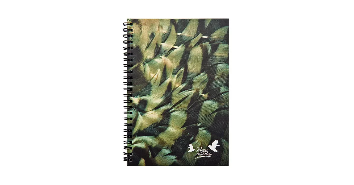 美國O’BON環保甘蔗筆記本(A5)藝術羽毛系列-白金2入