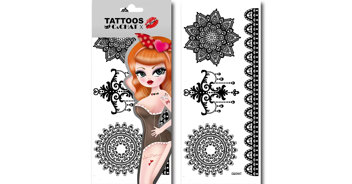 LIL Biatch’s X C&CHAT紋身貼-曼陀羅之戀
