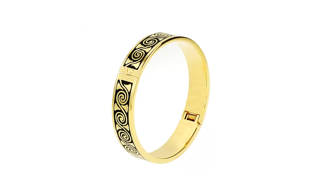 LVG Legend Vogue 洛可可藝術 Francois Boucher 掐絲琺瑯系列 開口手環 S(金)