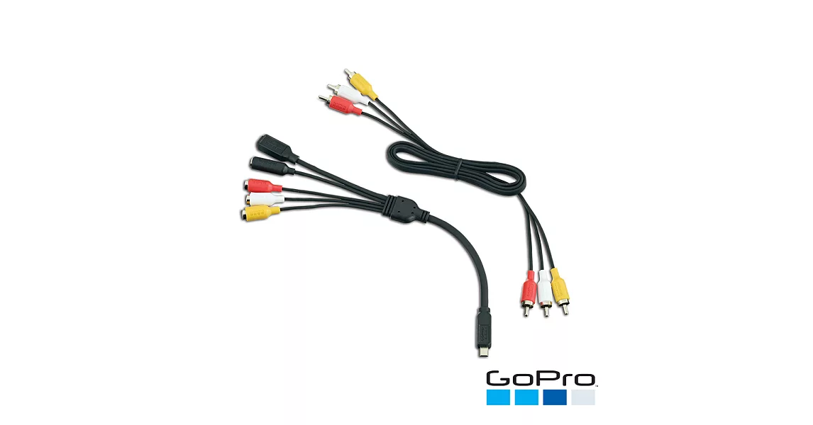 【GoPro】USB轉AV端子外接麥克風線組ANCBL-301(公司貨)