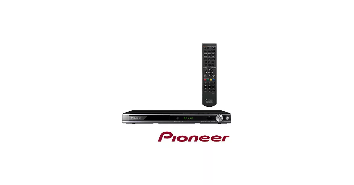 Pioneer先鋒 高畫質藍光播放機 BDP-3140 1080p/24Hz 內附HDMI線 USB撥放功能