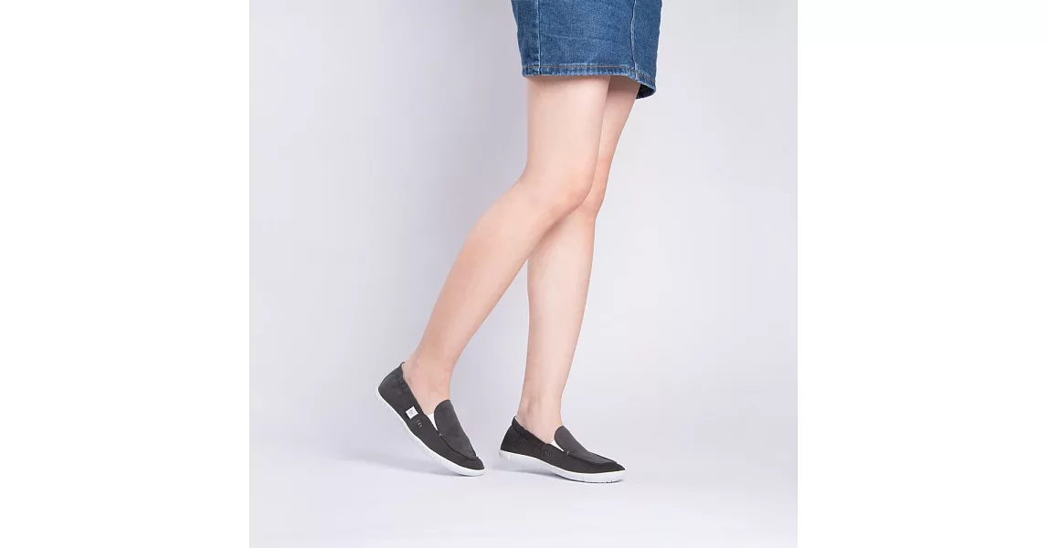 法國FYE環保鞋  女生樂福懶人鞋,日本技術超纖環保材質,柔軟,舒適  (再回收概念,耐穿,不會分解)36鐵灰色
