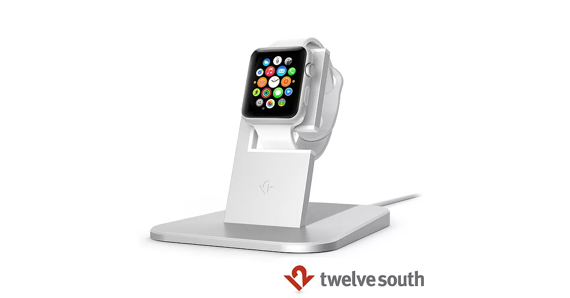 Twelve South Apple Watch HiRise Stand 蘋果智慧手錶充電立架 (白色)