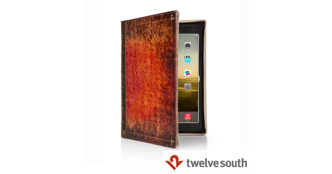 Twelve South BookBook Rutledge iPad Air/Air 2 保護套 (典藏版復古書)