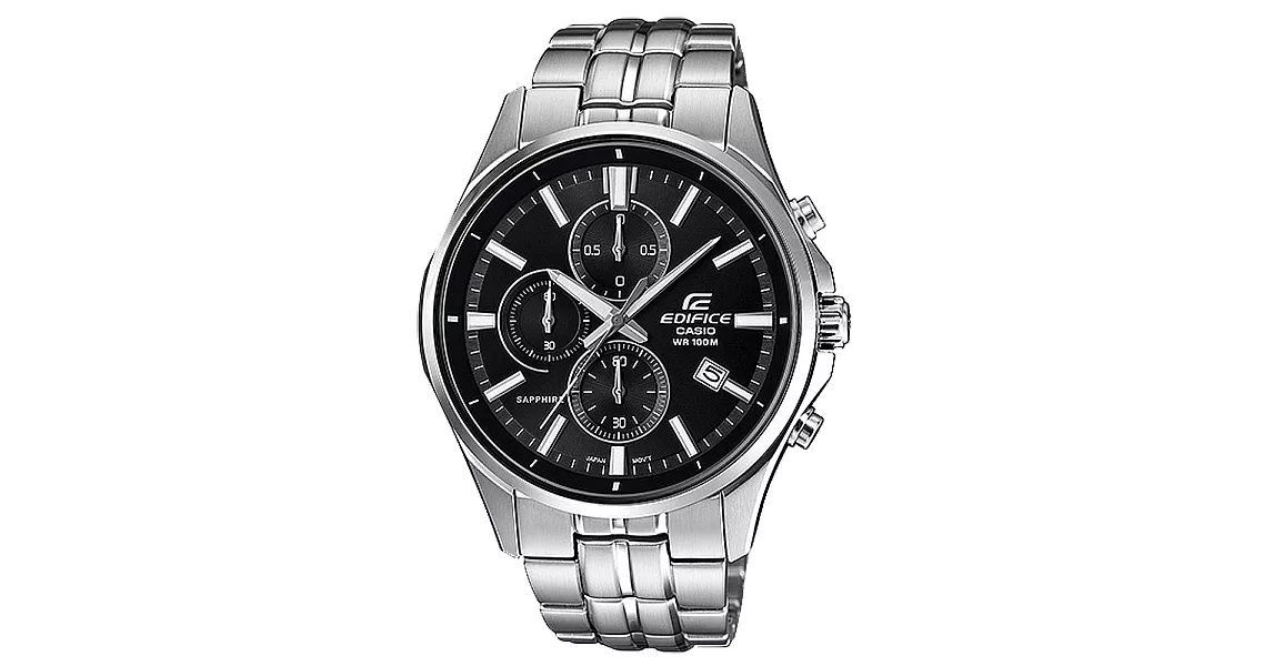 CASIO EDIFICE   秘密任務三眼賽車腕錶-EFB-530D-1AVUDR