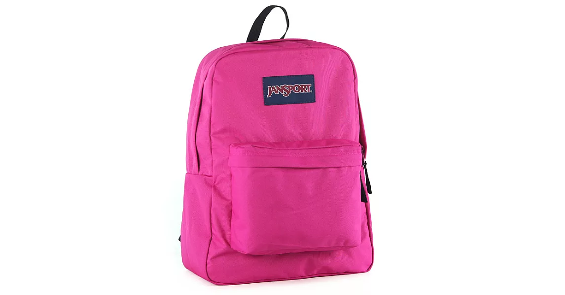JanSport 校園背包(SUPER BREAK)-桃紅