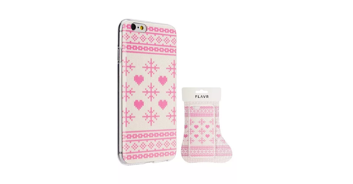 FLAVR 聖誕毛衣系列軟式手機殼 FOR iPhone 7 / 8粉紅