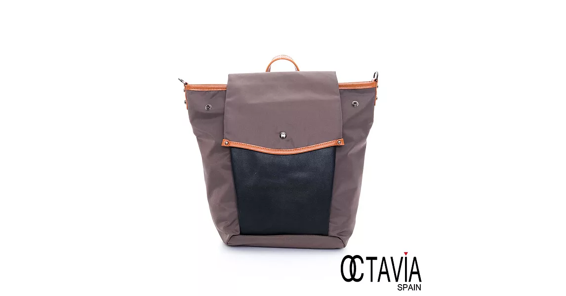OCTAVIA 8 -城市文青百變肩背後背兩用包 -灰