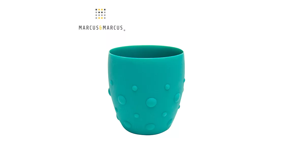 【MARCUS＆MARCUS】動物樂園矽膠防滑學習杯-大象(綠)