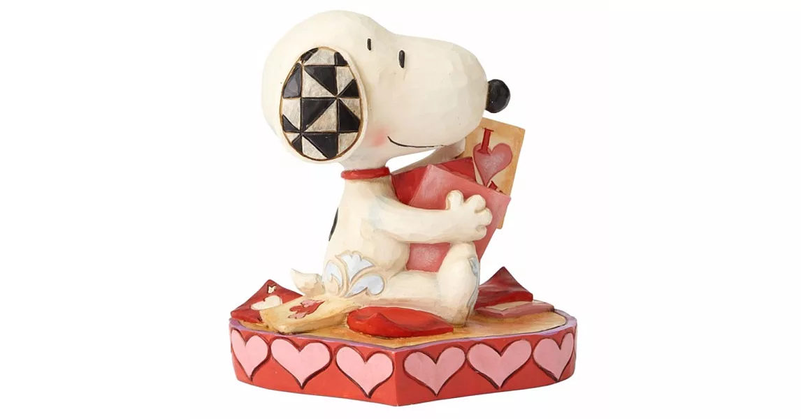《Enesco精品雕塑》SNOOPY純真愛戀塑像-Puppy Love(Peanuts by Jim Shore)