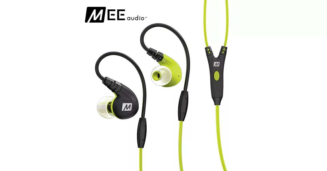 MEE audio M7P 運動耳道式耳機綠色