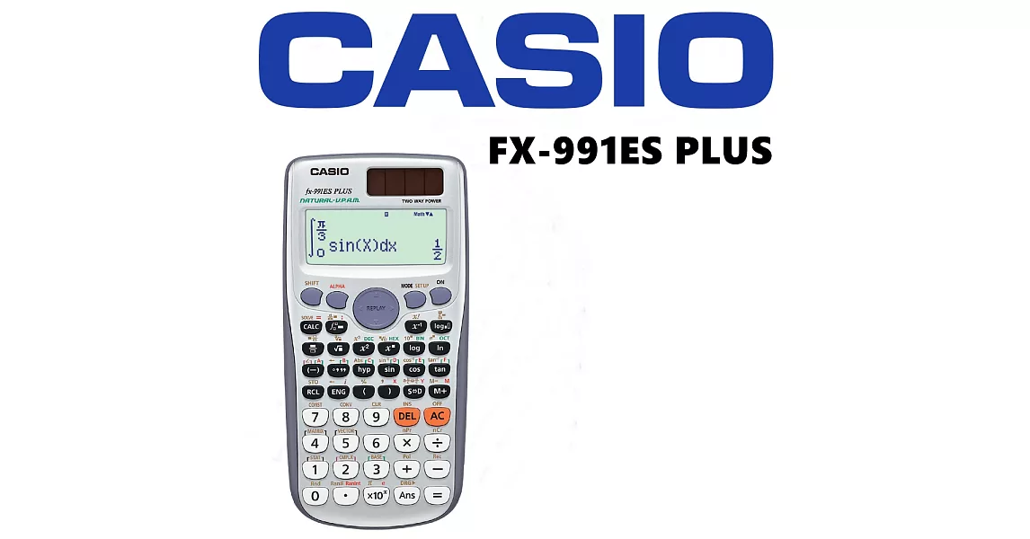 西歐 CASIO工程用計算機 FX-991ES PLUS 公司貨2年保固
