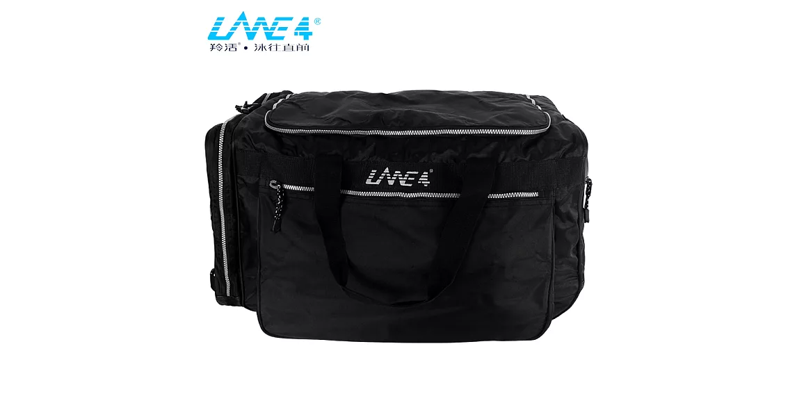 LANE4羚活 大型旅行裝備袋-滾輪版黑色