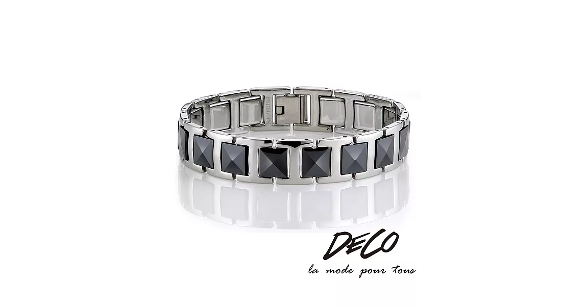 DECO X MASSA-G【絕黑重磅】頂級陶瓷手環依賣場