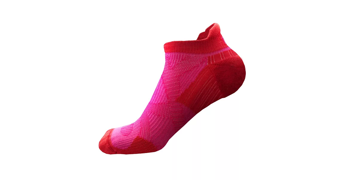 EGXtech 2X強化穩定壓縮踝襪(粉紅紅S)2雙組