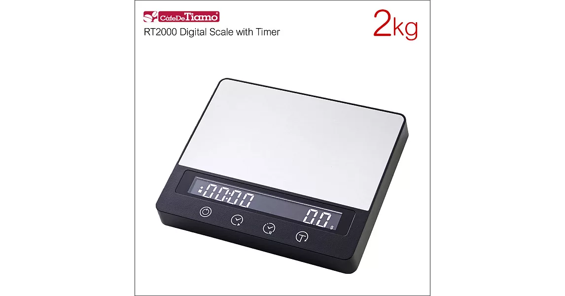 Tiamo RT2000 專業計時電子秤 2kg (HK0520)