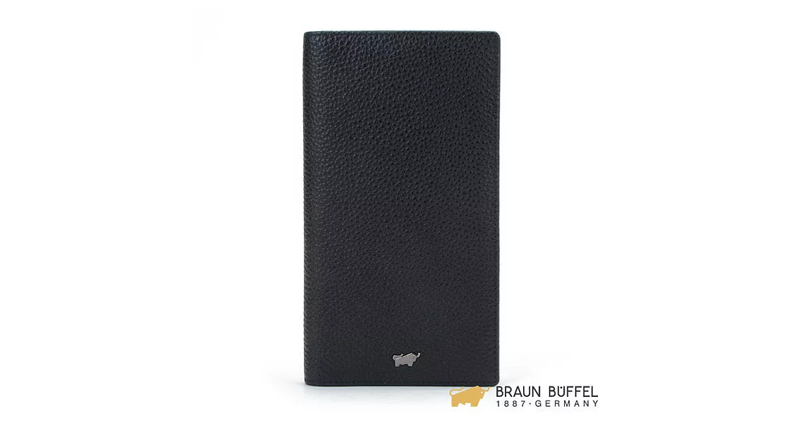 【BRAUN BUFFEL】.德國小金牛 - PLAYA 佩雅系列15卡長夾 -  黑色