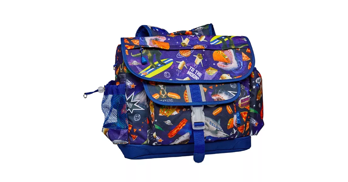 美國【Bixbee】彩印系列-太空漫遊大童輕量舒壓背/書包
