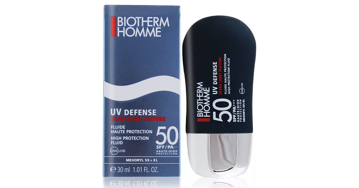 BIOTHERM 碧兒泉 男仕極限輕質UV防護乳 SPF50/PA+++(30ml)-百貨公司貨