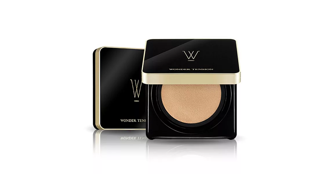 韓國APIEU Wonder Tension幻想魔方網狀夾心氣墊粉餅13g(2款/2色) 金色 粉霜-#23自然