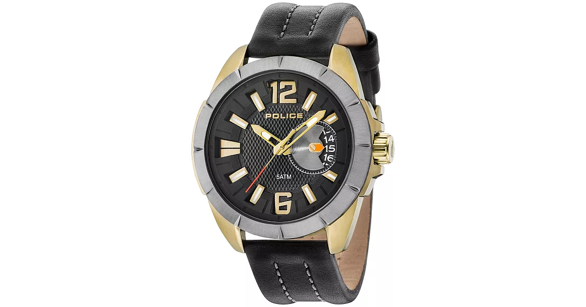 POLICE 末日宣言時尚腕錶-15240JSKU-02