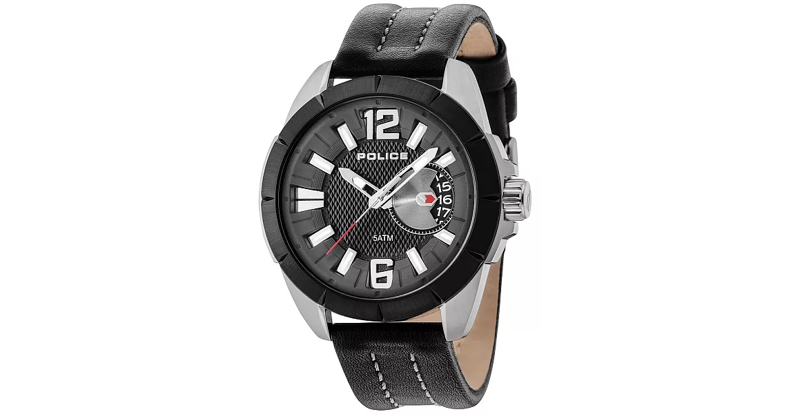 POLICE 末日宣言時尚腕錶-15240JSUB-02