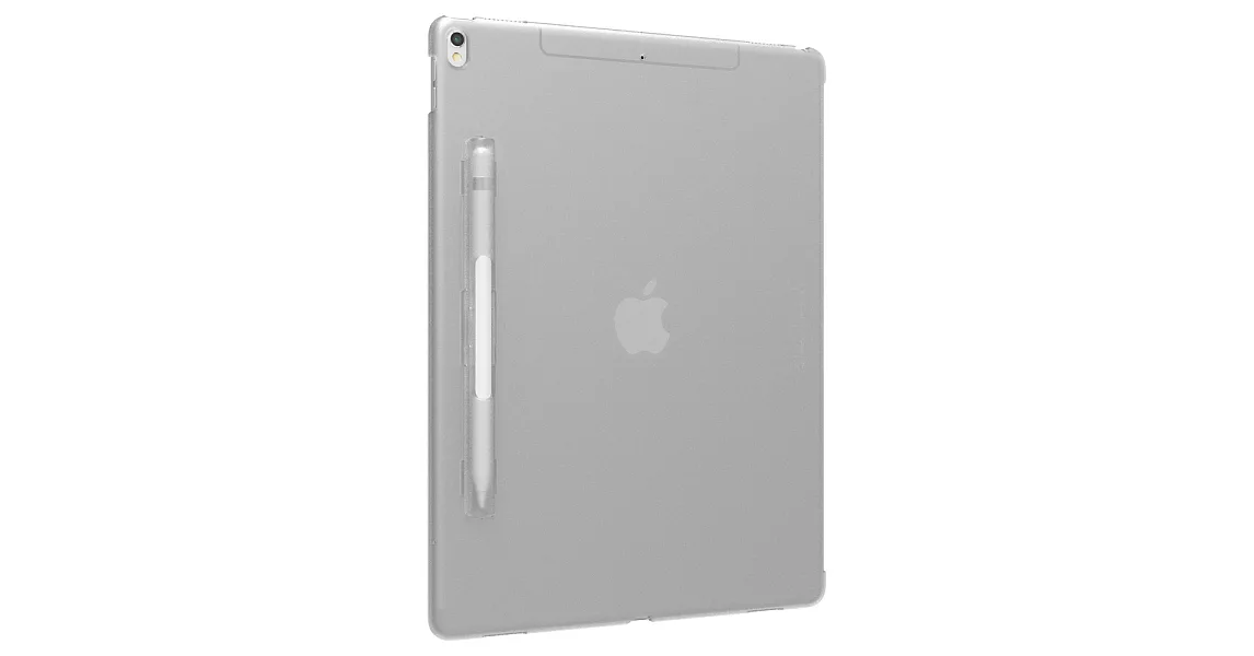 SwitchEasy CoverBuddy iPad Pro 12.9吋(2017 & 2015)背蓋(含可拆換式筆夾)-霧透白