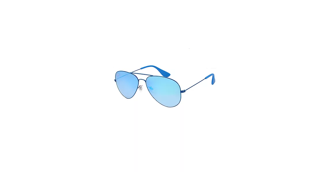 【Ray Ban 雷朋】RB3558-9016B7 新款超輕雷朋太陽眼鏡(藍框/水銀藍鏡面)