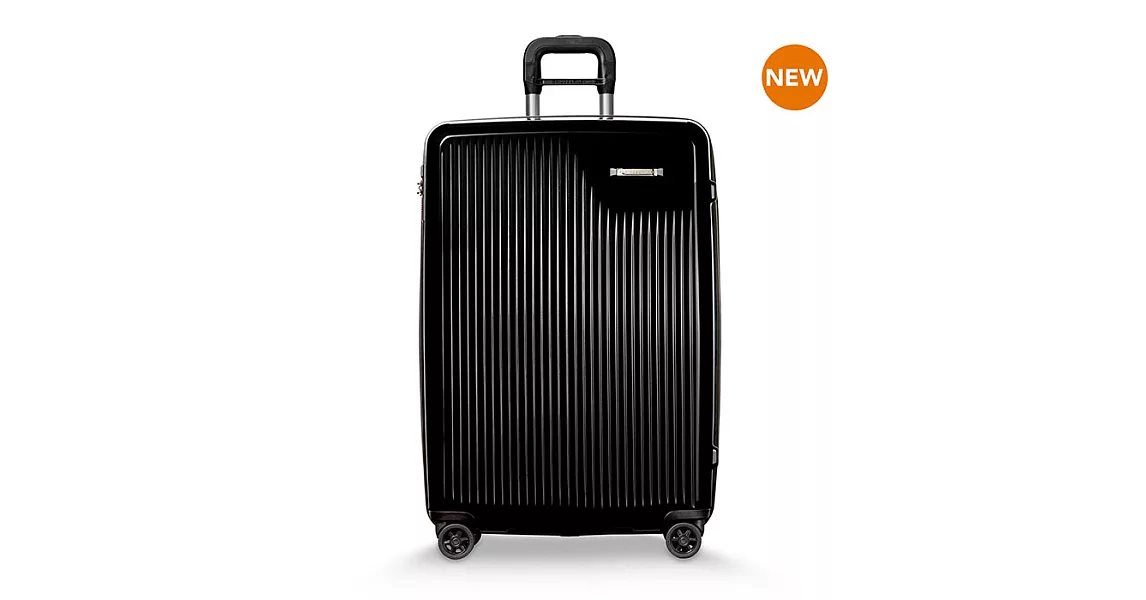 【終身保固 Briggs & Riley 獨家專利 BRSU130CXSP24】新色發售! Sympatico 可擴充 30吋硬殼四輪行李箱-鏡面黑