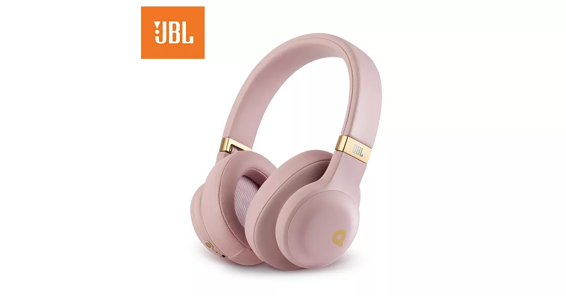 JBL E55BT Quincy Edition 頭戴式藍牙耳機 - 音樂教父版玫瑰粉