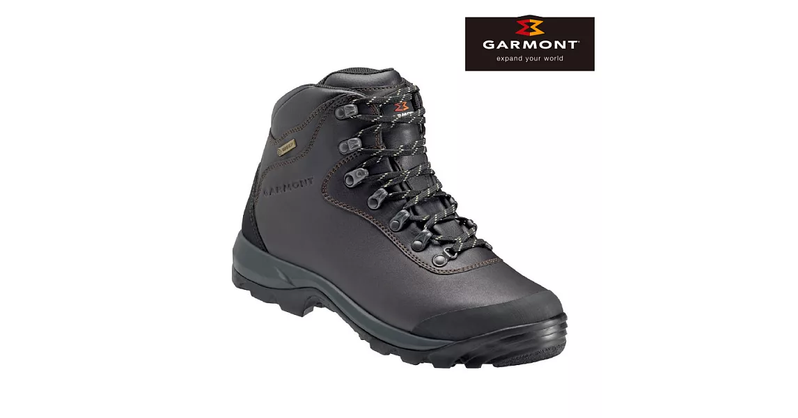 GARMONT 男款 Gore-Tex大背包縱走登山鞋Syncro II Plus GTX 481037/211 咖啡色 / 登山健行鞋、GoreTex、防水、黃金大底UK7咖啡色