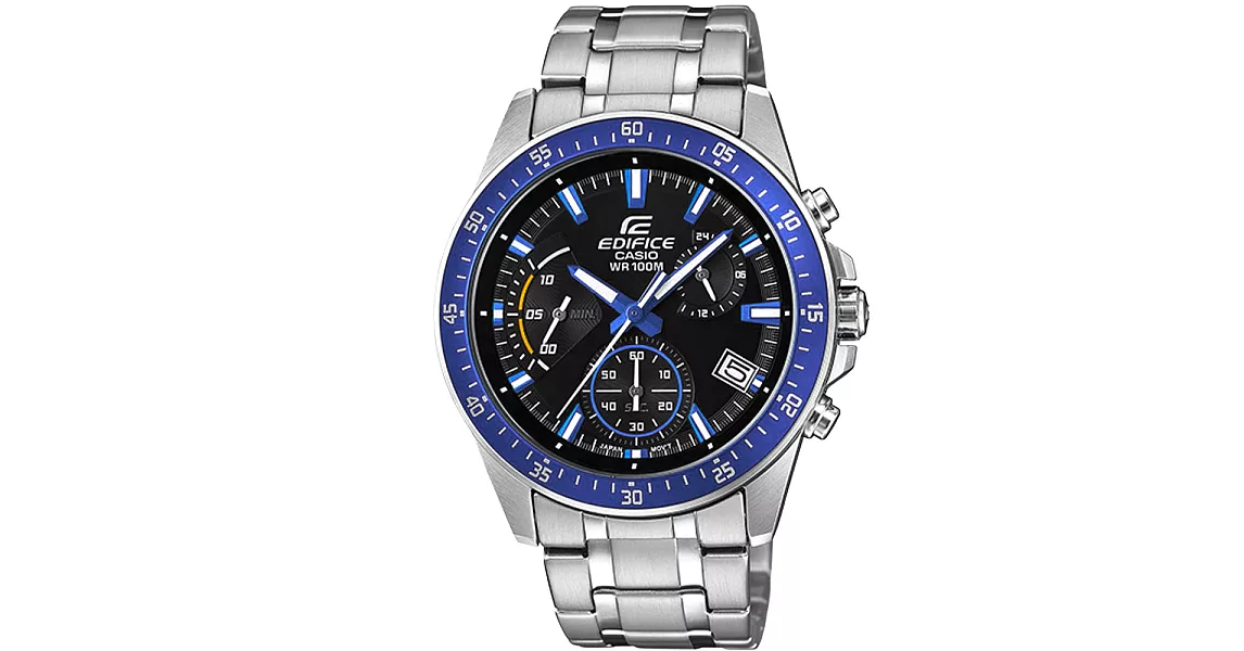 CASIO EDIFICE 衝刺釋放計時賽車腕錶-EFV-540D-1A2VUDF