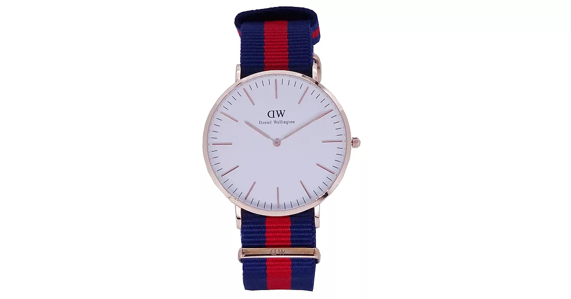 DW Daniel Wellington 經典中的珍貴收藏時尚優質腕錶-帆布+金殼/38mm-0501DW
