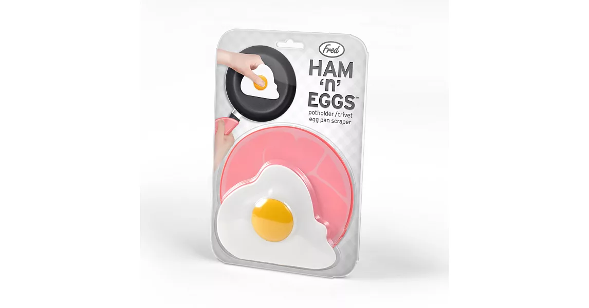 [Fred & Friends] Ham n Eggs 火腿蛋造型隔熱墊