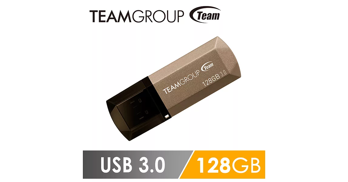 Team USB3.0 C155璀璨星砂碟-琥珀金-128GB